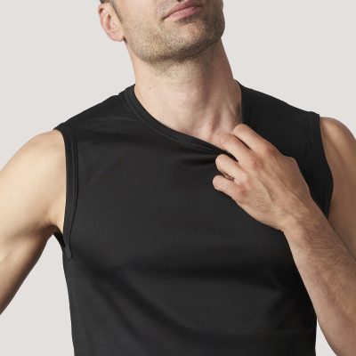 511-261 Maglia uomo smanicato girocollo