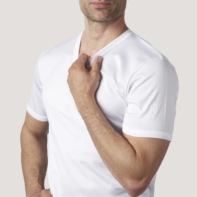 588-261 Maglia uomo manica corta scollo V