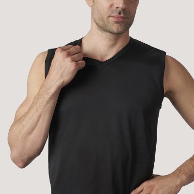 627 - 261 Maglia uomo smanicato scollo V